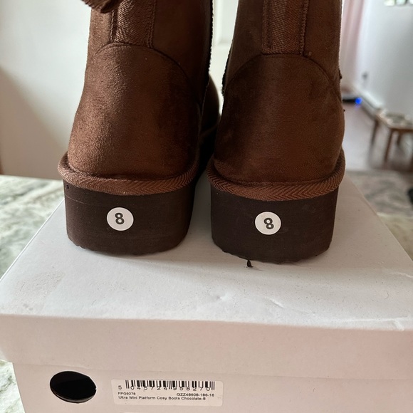 Ultra mini platform cozy boots - Picture 3 of 4